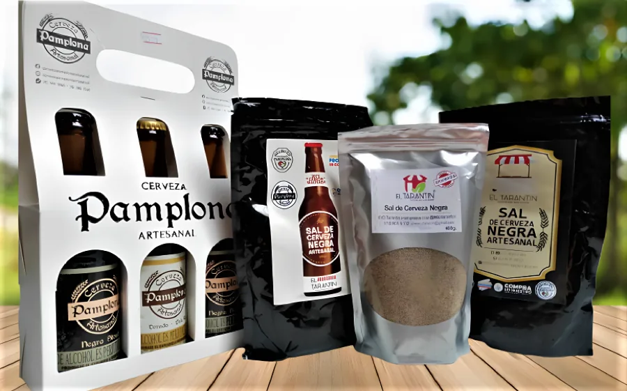 Empaque de Sal de Cerveza Negra Artesanal El Tarantin