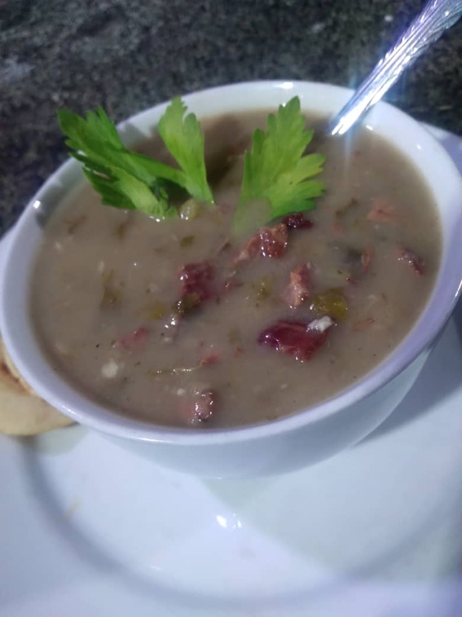 Picadillo llanero de carne ahumada, picadita en daditos